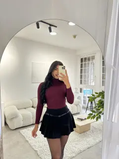 Falda plisada