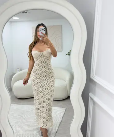 Vestido crochet